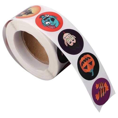 BESTonZON 500blätter Halloween Aufkleber Lustige Kürbis Fledermaus Und Spinnen Sticker Für Party-Dekoration Selbstklebende Halloween Sticker Für Notizbücher Und Geschenkverpackungen BESTonZON 500blätter Halloween Aufkleber Lustige Kürbis Fledermaus Und Spinnen Sticker Für Party-Dekoration Selbstklebende Halloween Sticker Für Notizbücher Und Geschenkverpackungen von BESTonZON