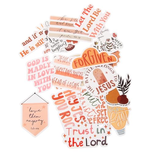 BESTonZON 50stücke Jesus Christliche Aufkleber Wasserfeste Papier Sticker Für Laptop Wasserflasche Skateboard Dekorative Aufkleber Für DIY Bastelprojekte Erwachsene von BESTonZON