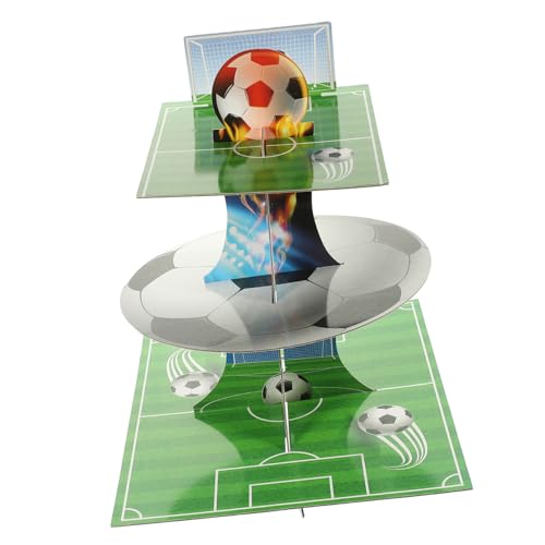 BESTonZON 5St Fußball-Kuchenständer Cupcake-Ausstellungsständer Kuchenkugeln Anzeige Cupcake -Stand hochzeitsdekoration hohzeitdeko praktischer Desserthalter dekorativer Desserthalter Papier BESTonZON 5St Fußball-Kuchenständer Cupcake-Ausstellungsständer Kuchenkugeln Anzeige Cupcake -Stand hochzeitsdekoration hohzeitdeko praktischer Desserthalter dekorativer Desserthalter Papier von BESTonZON