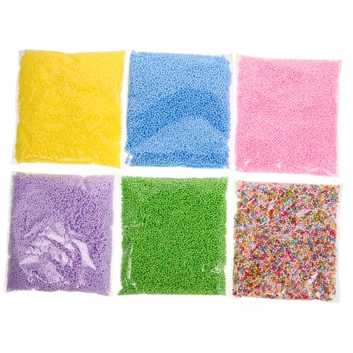 BESTonZON 6er-Pack Bastelsets für Jungen und Mädchen Schaumstoffperlenzubehör Bunte Perlen für Kunstprojekte Zum Basteln Von Dekorationen BESTonZON 6er-Pack Bastelsets für Jungen und Mädchen Schaumstoffperlenzubehör Bunte Perlen für Kunstprojekte Zum Basteln Von Dekorationen von BESTonZON