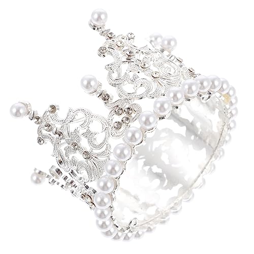 BESTonZON 6 Stk Krone Dekoration Ornament Krone Tortenaufsatz Kuchenverzierungen Backen Kuchen Liefert Dekorative Tortenkrone Mit Perlenkrone Silver Legierung BESTonZON 6 Stk Krone Dekoration Ornament Krone Tortenaufsatz Kuchenverzierungen Backen Kuchen Liefert Dekorative Tortenkrone Mit Perlenkrone Silver Legierung von BESTonZON