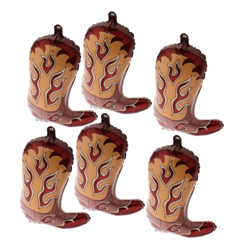 BESTonZON 6 Stück Aufblasbare Denimstiefel Cowboy-party-dekorationen Western-cowboy-partydekorationen Western-partyballons Western-cowboy-partyzubehör Cowboy-luftballons Aluminiumfolie BESTonZON 6 Stück Aufblasbare Denimstiefel Cowboy-party-dekorationen Western-cowboy-partydekorationen Western-partyballons Western-cowboy-partyzubehör Cowboy-luftballons Aluminiumfolie von BESTonZON