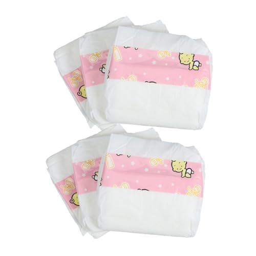 BESTonZON 6 Stück Puppe Verkleiden Sich Windeln Puppenhauszubehör Mini-Prinzessin-Puppen Kleidung Für Puppen Puppenschrank Realistische Babypuppe Puppenkleidung Rosa Plastik BESTonZON 6 Stück Puppe Verkleiden Sich Windeln Puppenhauszubehör Mini-Prinzessin-Puppen Kleidung Für Puppen Puppenschrank Realistische Babypuppe Puppenkleidung Rosa Plastik von BESTonZON