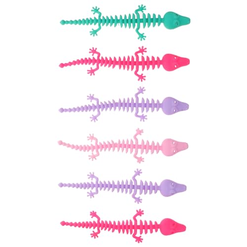 BESTonZON 6 Stück Teiliges Dinosaurier Glieder Stretch Armband Flexibles TPR Fidget Toy Dehnbares Stressspielzeug für Sensorisches als Mitgebsel für Kindergeburtstag BESTonZON 6 Stück Teiliges Dinosaurier Glieder Stretch Armband Flexibles TPR Fidget Toy Dehnbares Stressspielzeug für Sensorisches als Mitgebsel für Kindergeburtstag von BESTonZON