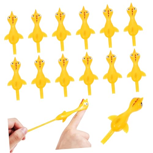 BESTonZON 60 Stück Finger Tiere Fliegendes Finger Hühner Dehnbare Fliegende Hühner Huhn Dehnbares Küken Gummihuhn Cartoon Truthahn Party BESTonZON 60 Stück Finger Tiere Fliegendes Finger Hühner Dehnbare Fliegende Hühner Huhn Dehnbares Küken Gummihuhn Cartoon Truthahn Party von BESTonZON