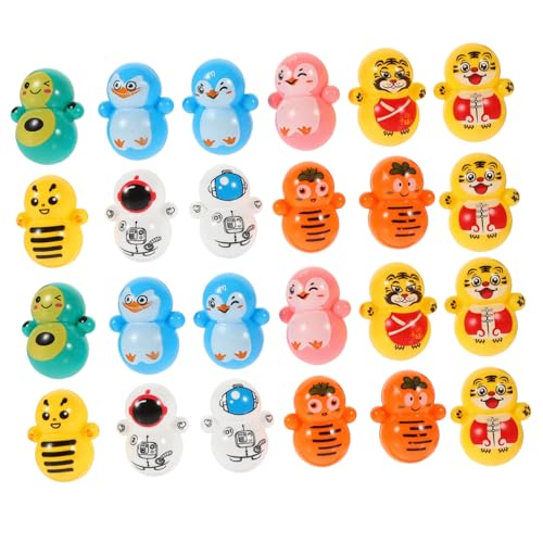 BESTonZON 60 Stück Teiliges Mini Wackelspielzeug Bunte Kunststoff Tierfiguren Kompakte Mitgebsel für Geburtstag Vielseitige Desktop Deko Stabile Mini Wackeltierchen für Zufällige Farbe BESTonZON 60 Stück Teiliges Mini Wackelspielzeug Bunte Kunststoff Tierfiguren Kompakte Mitgebsel für Geburtstag Vielseitige Desktop Deko Stabile Mini Wackeltierchen für Zufällige Farbe von BESTonZON