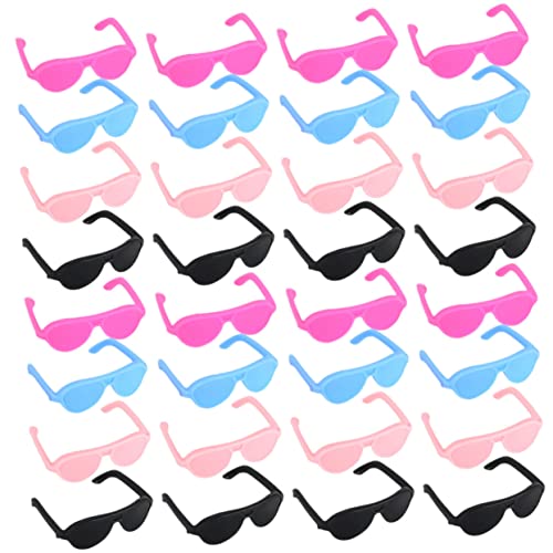 BESTonZON 60st Puppe Mini-Brille Mini- Minipuppen-kostümbrille Puppenhausbrille Puppenbrille Mini- Winzige Spielsachen Sonnenbrillen Für Damen Brille Für Puppe Plastik BESTonZON 60st Puppe Mini-Brille Mini- Minipuppen-kostümbrille Puppenhausbrille Puppenbrille Mini- Winzige Spielsachen Sonnenbrillen Für Damen Brille Für Puppe Plastik von BESTonZON