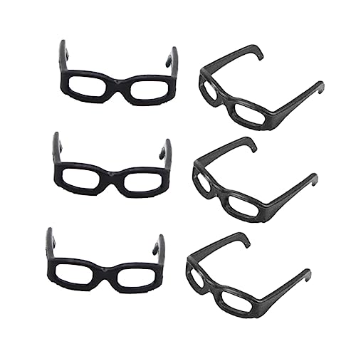BESTonZON 60st Schwarz Gerahmte Brille Miniaturblumen Puppe Plüschpuppen Mädchenpuppen Winzige Gläser Puppenwagen Mini Möbel Babyzubehör Plastik Black BESTonZON 60st Schwarz Gerahmte Brille Miniaturblumen Puppe Plüschpuppen Mädchenpuppen Winzige Gläser Puppenwagen Mini Möbel Babyzubehör Plastik Black von BESTonZON