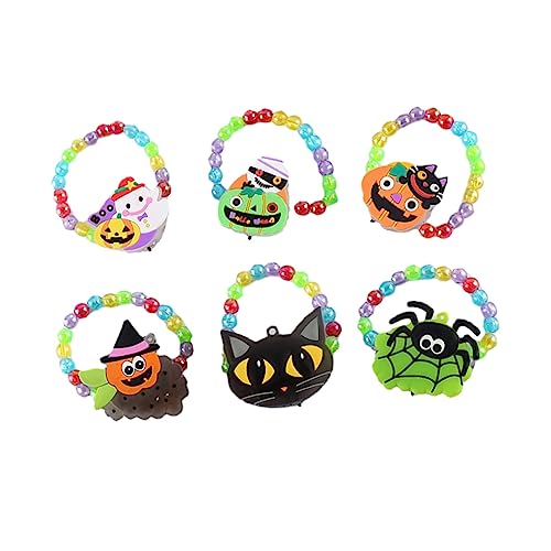 BESTonZON 6St Halloween-Armband led ligts led-light Flashing bracelets partygeschenke für Halloween wristbands uhrenarmbänder Halloween-Armbänder Halloween-Kinderarmband PVC weicher BESTonZON 6St Halloween-Armband led ligts led-light Flashing bracelets partygeschenke für Halloween wristbands uhrenarmbänder Halloween-Armbänder Halloween-Kinderarmband PVC weicher von BESTonZON