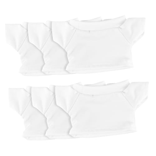 BESTonZON 6st Teddybär-kostüm Plüschpuppenkleidung Bärenpuppe T-Shirt Minipuppenkleidung Wiederverwendbare Puppenkleidung Stofftier-Outfit Puppe Verkleiden Sich Kleidung Baumwolle Weiß BESTonZON 6st Teddybär-kostüm Plüschpuppenkleidung Bärenpuppe T-Shirt Minipuppenkleidung Wiederverwendbare Puppenkleidung Stofftier-Outfit Puppe Verkleiden Sich Kleidung Baumwolle Weiß von BESTonZON
