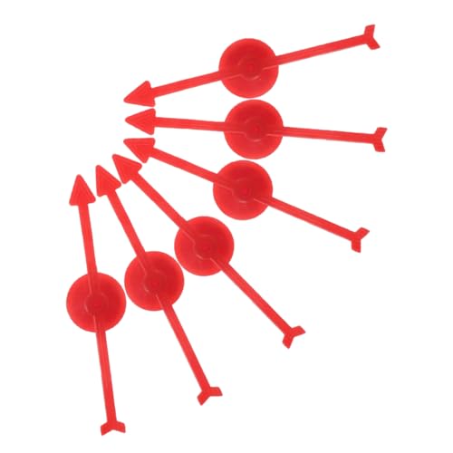 BESTonZON 6stücke Teiliges Rotierender Pfeile Für DIY Glücksradspiel Robuste Kunststoffpfeile Für Interaktive Spiele Und Partys Für Familienaktivitäten Und Events von BESTonZON