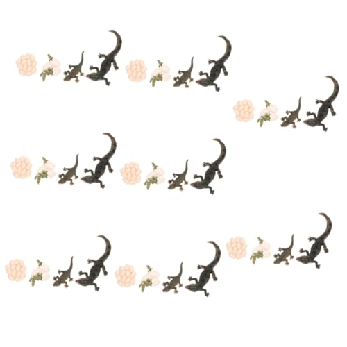 BESTonZON 8 Sätze Modell des Wachstumszyklus Krokodilspielzeug Wachstumszyklusfigur eines Krokodils belohnung Kinder kindergeburtstags mitgebsel Tier Statue Krokodil-Wachstumszyklus-Figur von BESTonZON