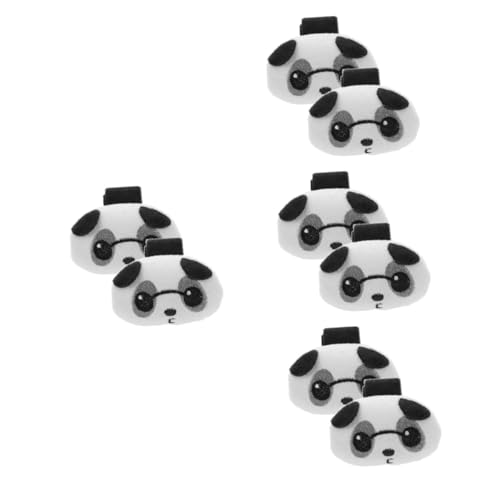 BESTonZON 8 Stk Panda Papa Kreis Spielzeug für Kinder und Mädchen Huggers Slap-Armband Kuscheltier Anhänger kinder haarschmuck Partyartikel für Kinder Tierschnapparmbänder eine Brille von BESTonZON