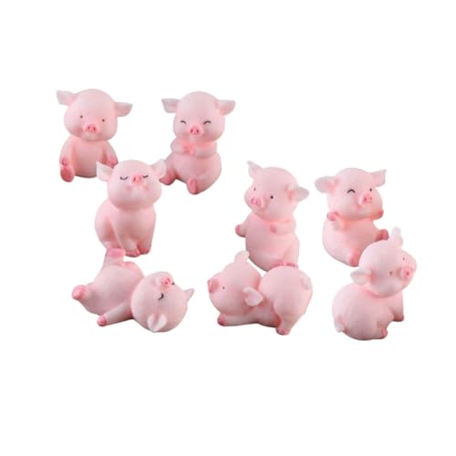 BESTonZON 8 Stück Sukkulenten Bonsai Ornament Große Schweinestatue Winzige Schweinefigur Kaninchenfutter Schweinefigur Haustierschweine Kaninchenspielzeug Kuchendekoration BESTonZON 8 Stück Sukkulenten Bonsai Ornament Große Schweinestatue Winzige Schweinefigur Kaninchenfutter Schweinefigur Haustierschweine Kaninchenspielzeug Kuchendekoration von BESTonZON