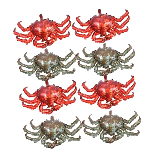 BESTonZON 8 Stück Teiliges Aluminiumfolie Realistische Krabben Luftballons für Meeres-motto Geburtstag Seafood Party Dekoration Vielseitig Wiederverwendbar BESTonZON 8 Stück Teiliges Aluminiumfolie Realistische Krabben Luftballons für Meeres-motto Geburtstag Seafood Party Dekoration Vielseitig Wiederverwendbar von BESTonZON