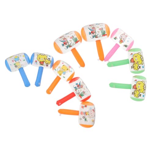 BESTonZON 8 Stück Teiliges Aufblasbares Hammer mit Klingel Cartoon Party Hammer aus Leicht und Robust für Geburtstagsfeiern Halloween Poolpartys und Cosplay Sichere Zufällige Farbe BESTonZON 8 Stück Teiliges Aufblasbares Hammer mit Klingel Cartoon Party Hammer aus Leicht und Robust für Geburtstagsfeiern Halloween Poolpartys und Cosplay Sichere Zufällige Farbe von BESTonZON