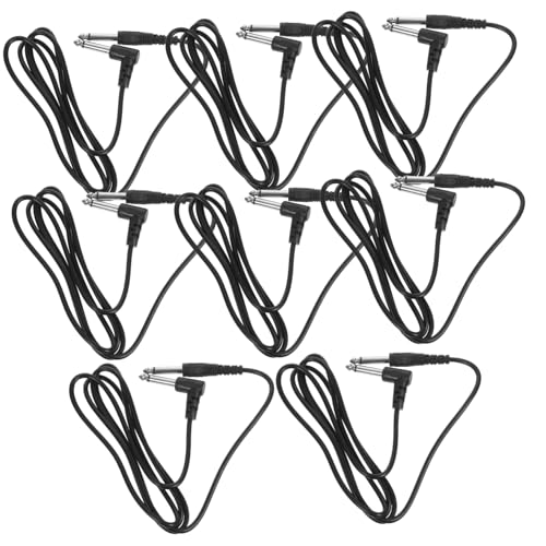 BESTonZON 8 Stück Teiliges Gitarren Kabelset Instrumentenkabel mit Kupferleiter Flexible Geräuschreduzierende Verbindungen Geeignet für Gitarre Professionelle Gitarrenzubehör BESTonZON 8 Stück Teiliges Gitarren Kabelset Instrumentenkabel mit Kupferleiter Flexible Geräuschreduzierende Verbindungen Geeignet für Gitarre Professionelle Gitarrenzubehör von BESTonZON