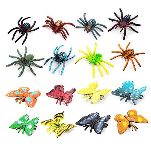 BESTonZON 8 Stück Teiliges Halloween Deko Bunte Kunststoff Schmetterlingsmodelle Farbenfrohe Party Tischdekoration für Desktop Kühlschrankmagnet Outdoor BESTonZON 8 Stück Teiliges Halloween Deko Bunte Kunststoff Schmetterlingsmodelle Farbenfrohe Party Tischdekoration für Desktop Kühlschrankmagnet Outdoor von BESTonZON