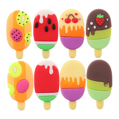 BESTonZON 8 Stück Teiliges Radiergummi Eiscreme Design Bunte Fruchtmotive Kreative Schulradierer für Mädchen Jungen Party Mitgebsel Klassenzimmer Belohnung Spaß BESTonZON 8 Stück Teiliges Radiergummi Eiscreme Design Bunte Fruchtmotive Kreative Schulradierer für Mädchen Jungen Party Mitgebsel Klassenzimmer Belohnung Spaß von BESTonZON