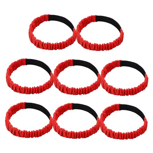 BESTonZON 8 Stück Teiliges Verstellbare Dreibeinige Rennbänder in Leuchtenden Farben Elastische Beinbänder für Erwachsene für Teamrennen Outdoor-spiele Schulveranstaltungen und Feldtag von BESTonZON