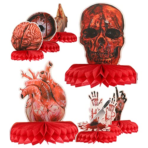 BESTonZON 8 Stücke Party Papier Mittelstücke Papier Waben Ornamente Mittelstücke von BESTonZON