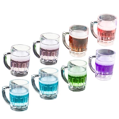 BESTonZON 8pcs Harz Bierbecher Schmuckanhänger Mini Beer Cup Anhänger Für DIY -schmuckhandwerk Keychain Ohrringe BESTonZON 8pcs Harz Bierbecher Schmuckanhänger Mini Beer Cup Anhänger Für DIY -schmuckhandwerk Keychain Ohrringe von BESTonZON