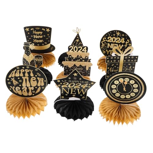 BESTonZON 9 Stück Teiliges Papier Honigwabenbälle Year Tischdekoration Frühlingsfest Party Deko Home Decor für Familienfeiern Büro Geeignet von BESTonZON