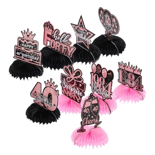 BESTonZON 9 Stück Teiliges Set Geburtstags Dekorationen Roségoldene Honeycomb Tischdeko für Geburtstagsfeiern Kreative Dekorationen für Partys Einfach zu Montieren und Stabil BESTonZON 9 Stück Teiliges Set Geburtstags Dekorationen Roségoldene Honeycomb Tischdeko für Geburtstagsfeiern Kreative Dekorationen für Partys Einfach zu Montieren und Stabil von BESTonZON