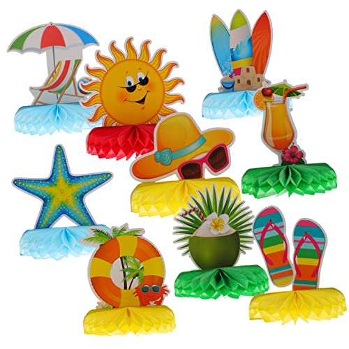 BESTonZON 9 Stück sommerliche Wabenornamente Dekorationen für Zuhause Schwimmbad Geburtstagsdekorationen Hula Hawaii Party Dekoration Hawaii tischdeko Heimdekoration Party-Herzstücke Papier BESTonZON 9 Stück sommerliche Wabenornamente Dekorationen für Zuhause Schwimmbad Geburtstagsdekorationen Hula Hawaii Party Dekoration Hawaii tischdeko Heimdekoration Party-Herzstücke Papier von BESTonZON