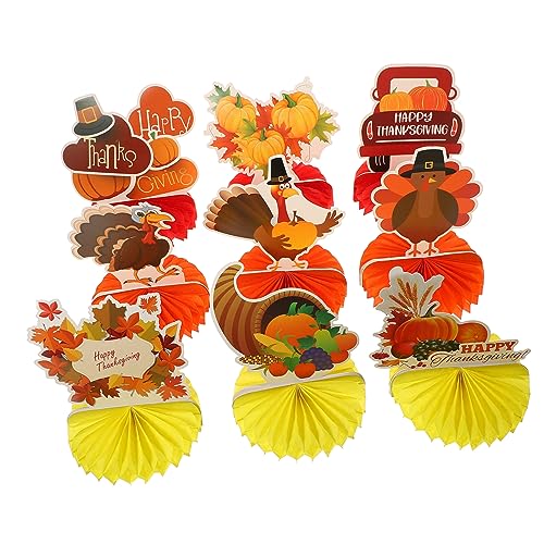 BESTonZON 9st Thanksgiving-bienenwabenkugeln Halloween-tischläufer Vatertagsdekorationen Retro-Party Herbst Kürbis- Rave-Brille Thanksgiving- Im Freien Danksagung Wohnkultur Papier BESTonZON 9st Thanksgiving-bienenwabenkugeln Halloween-tischläufer Vatertagsdekorationen Retro-Party Herbst Kürbis- Rave-Brille Thanksgiving- Im Freien Danksagung Wohnkultur Papier von BESTonZON