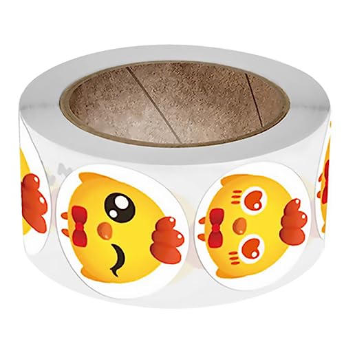 BESTonZON Aufkleber 1 Rolle 500 Stück Gelbe Küken Sticker Dekoratives Osteretikett Fensteraufkleber Belohnungsetikett für Kinder Ostern Party Kindergeschenk BESTonZON Aufkleber 1 Rolle 500 Stück Gelbe Küken Sticker Dekoratives Osteretikett Fensteraufkleber Belohnungsetikett für Kinder Ostern Party Kindergeschenk von BESTonZON