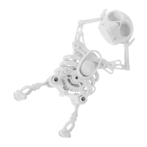 BESTonZON Aufzieh Skelettspielzeug für Halloween Lustiges Dancing Skelett für Tischdekoration Flexibles Kunststoffspielzeug ohne Batterie für Freunde BESTonZON Aufzieh Skelettspielzeug für Halloween Lustiges Dancing Skelett für Tischdekoration Flexibles Kunststoffspielzeug ohne Batterie für Freunde von BESTonZON