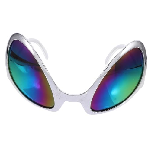 BESTonZON Alien-brille Für Halloween Cosplay-zubehör Lustige Alien-brille Kreatives Design Für Männer Und Frauen Alien-kostümzubehör von BESTonZON