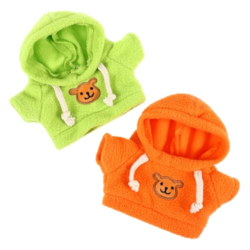 BESTonZON Baby Kleidung Puppenkleidung Für Kuscheltiere Hoodie Set Und Weiche Und Zarte Pullover Für Stoffbären Und Puppen Ideales Zubehör Für Puppenliebhaber Kleiderpuppe von BESTonZON