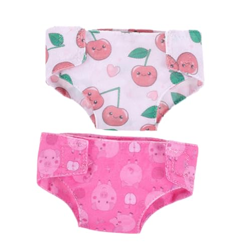 BESTonZON Baby Puppen Kleidung Puppenkleidung Puppenunterwäsche Für Puppen Stoffwindeln Für Rollenspiele Und Partys Zufälliger Stil Puppenzubehör Für Kreatives Puppenwindeln Stoff von BESTonZON