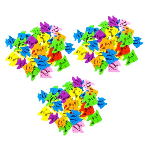 BESTonZON Bunte Fischform Eva Aufkleber Selbstklebend Sichere DIY Sticker für Schule Scrapbooking und Bastelprojekte Farbenfrohe Schwammsticker zur Belohnung und Lernhilfe BESTonZON Bunte Fischform Eva Aufkleber Selbstklebend Sichere DIY Sticker für Schule Scrapbooking und Bastelprojekte Farbenfrohe Schwammsticker zur Belohnung und Lernhilfe von BESTonZON