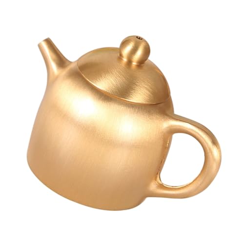 BESTonZON Chinesische Mini- Aus Messing Kreatives Desktop- Für Wohnräume Bücherregale Und Schreibtische Einzigartige Teekannenform Als Stilvolles Ornament Für Inneneinrichtung BESTonZON Chinesische Mini- Aus Messing Kreatives Desktop- Für Wohnräume Bücherregale Und Schreibtische Einzigartige Teekannenform Als Stilvolles Ornament Für Inneneinrichtung von BESTonZON