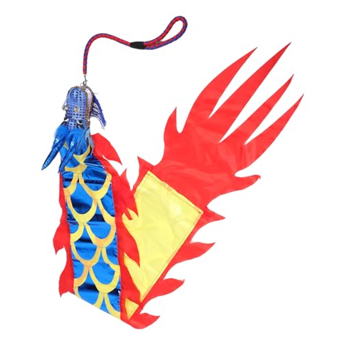 BESTonZON Chinesischer Neujahrsdrache Mit Band Drachenkostüm Für Kinder Für Chinesische Dekorationen Und Tanzvorführungen BESTonZON Chinesischer Neujahrsdrache Mit Band Drachenkostüm Für Kinder Für Chinesische Dekorationen Und Tanzvorführungen von BESTonZON