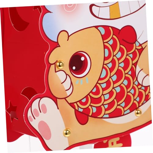 BESTonZON DIY Chinesische Laterne mit Drachenmotiv Tragbare Handlaterne zum Basteln Glücksbringer für Neujahrs und Dekoration Leicht zu Montieren für Freunde BESTonZON DIY Chinesische Laterne mit Drachenmotiv Tragbare Handlaterne zum Basteln Glücksbringer für Neujahrs und Dekoration Leicht zu Montieren für Freunde von BESTonZON