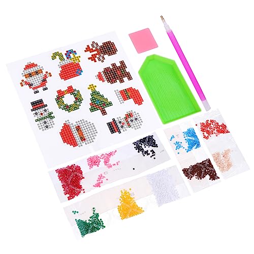 BESTonZON Diamant-Aufkleber bastelset basteln für Weihnachts Sticker Frohe kindergeschenke Dekoration mit Diamantaufklebern -Diamant-Sticker- Plastik BESTonZON Diamant-Aufkleber bastelset basteln für Weihnachts Sticker Frohe kindergeschenke Dekoration mit Diamantaufklebern -Diamant-Sticker- Plastik von BESTonZON