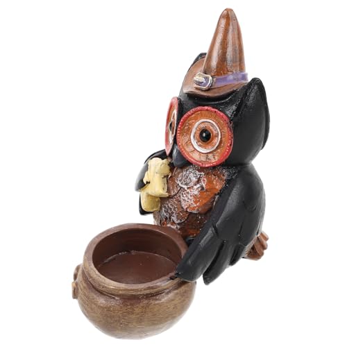 BESTonZON Eulen Kerzenhalter Ornamente Halloween Eulen Dekorationen Schwarzer Halloween Kerzenständer Garten Halloween Kerzenständer Dekoration Outdoor Tierfigur Kerzenhalter BESTonZON Eulen Kerzenhalter Ornamente Halloween Eulen Dekorationen Schwarzer Halloween Kerzenständer Garten Halloween Kerzenständer Dekoration Outdoor Tierfigur Kerzenhalter von BESTonZON