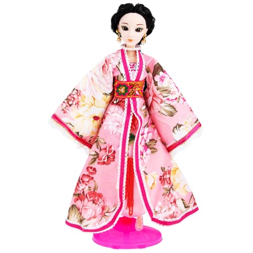 BESTonZON Fashion Doll mit Hanfu Kleidung Chinesische Historische Puppe für Langlebige Verarbeitung Niedliches Mädchen Vielseitig als und Dekoration Geeignet von BESTonZON