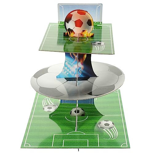 BESTonZON Fußball-Kuchenständer Fußball-Geburtstagstorte Kuchenkugeln Fußballparty Fußball-Cupcake-Ständer hochzeitsdekoration hohzeitdeko Etagere für hoher Tortenständer Papier BESTonZON Fußball-Kuchenständer Fußball-Geburtstagstorte Kuchenkugeln Fußballparty Fußball-Cupcake-Ständer hochzeitsdekoration hohzeitdeko Etagere für hoher Tortenständer Papier von BESTonZON