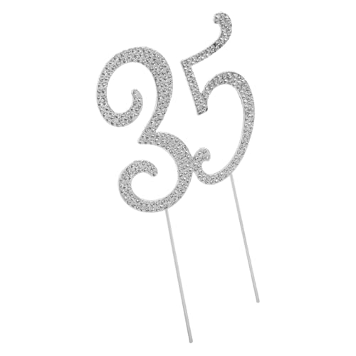 BESTonZON Geburtstags Dekoration Cake Topper mit Funkelnden Strasssteinen Glitzernde Zahlen Tortenstecker für Dessert und Cupcake Feiern Kuchen Charms für Partys BESTonZON Geburtstags Dekoration Cake Topper mit Funkelnden Strasssteinen Glitzernde Zahlen Tortenstecker für Dessert und Cupcake Feiern Kuchen Charms für Partys von BESTonZON