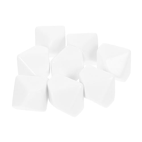 BESTonZON Gestalten Sie Ihren Eigenen Partyspaß 8-teiliges Blanko-leuchtbrett-würfel-Set Aus Acryl Für Spiele Und Dekorationen von BESTonZON