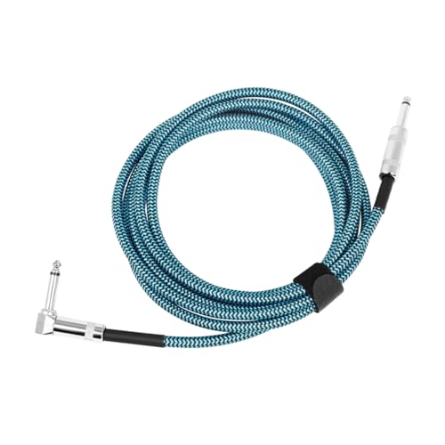BESTonZON Gitarrenkabel Geflochtenes Instrumentenkabel mit Rauschunterdrückung Langlebiges Effektkabel für Gitarre Bass Mikrofon und Lautsprecher BESTonZON Gitarrenkabel Geflochtenes Instrumentenkabel mit Rauschunterdrückung Langlebiges Effektkabel für Gitarre Bass Mikrofon und Lautsprecher von BESTonZON