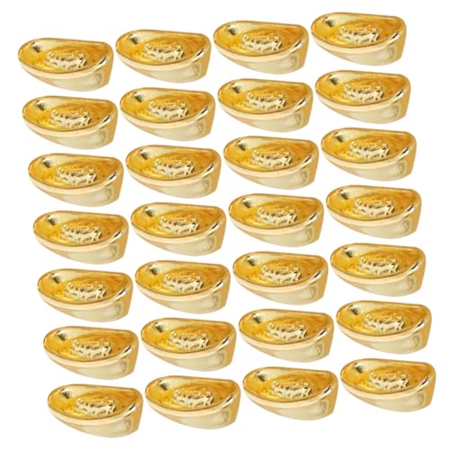 BESTonZON Goldene Barrenmodelle Miniatur-szenenzubehör 100 Stück Barrendekore Als BESTonZON Goldene Barrenmodelle Miniatur-szenenzubehör 100 Stück Barrendekore Als von BESTonZON