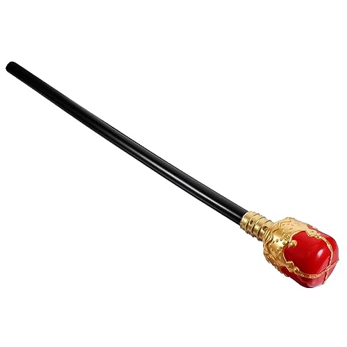 BESTonZON Halloween Cosplay Gehstock Royal Wand für Halloween Party Kostümzubehör für Hexen Maskeraden und Festlichkeiten von BESTonZON
