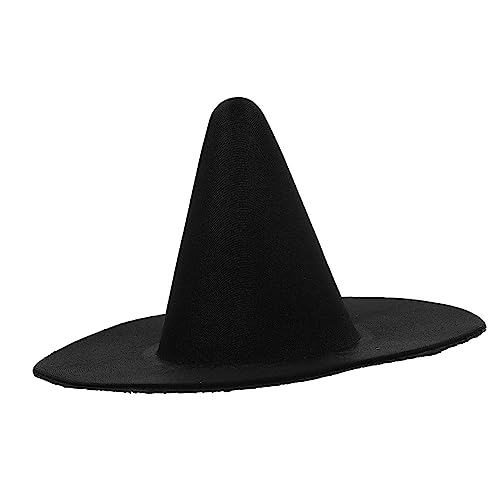 BESTonZON Halloween-Hexenhut süße Accessoires ausgestopft Hexenkostüm für Hunde Plüsch halloween decoration puppen kleidung kleiner Hexenhut kleine Schneemannmützen zum Basteln Stoff Black von BESTonZON