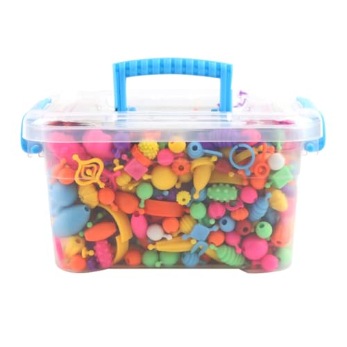 BESTonZON Perlenspielzeug-Set 700-teilig Perlen-sequenzierspielzeug Für Mädchen Und Jungen Pädagogisches Handgefertigtes Spielzeug Zufällige Farbe BESTonZON Perlenspielzeug-Set 700-teilig Perlen-sequenzierspielzeug Für Mädchen Und Jungen Pädagogisches Handgefertigtes Spielzeug Zufällige Farbe von BESTonZON